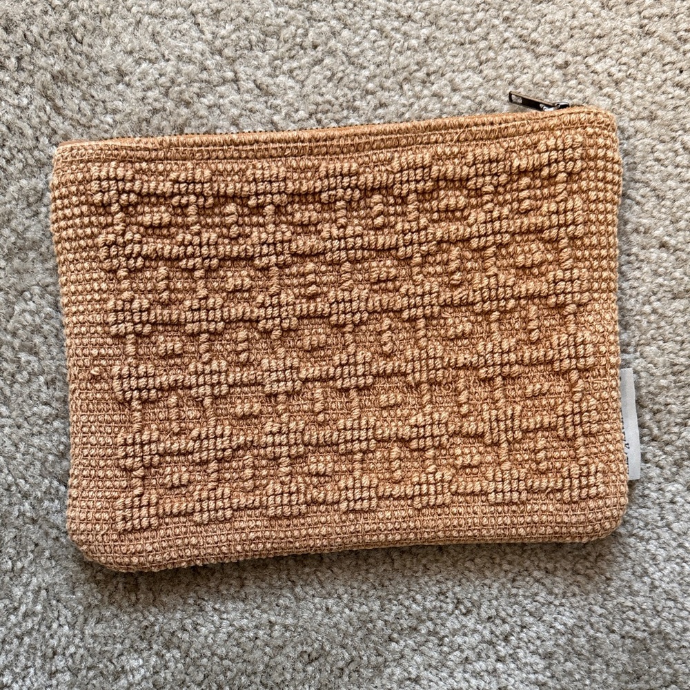 Primitives by Kathy Textured Brown Cosmetic Bag